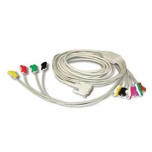 Stress Patient Cable, 10 lead with clip type plugs; for AT 110, AT 102 