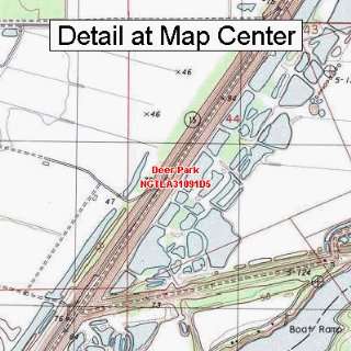  USGS Topographic Quadrangle Map   Deer Park, Louisiana 