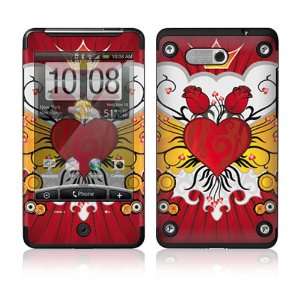  HTC Aria Skin Decal Sticker   Rose Heart 