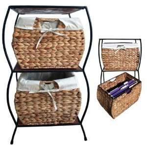  Filing Cabinets   Baskets with Natural Cotton Liners 