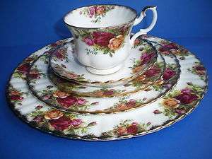 Royal Albert China Old Country Rose 5 Pc Place Setting  