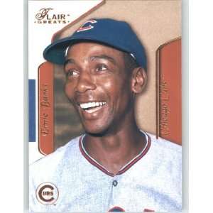  2003 Flair Greats #14 Ernie Banks   Chicago Cubs (Baseball 