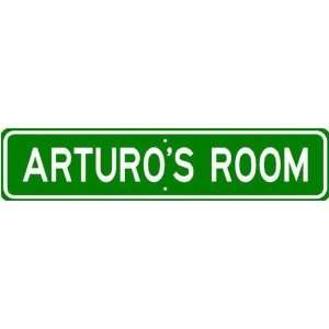 ARTURO ROOM SIGN   Personalized Gift Boy or Girl, Aluminum  