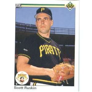  1990 Upper Deck # 713 Scott Ruskin Pittsburgh Pirates 