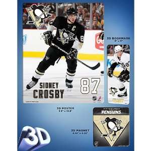   Sidney Crosby 3D Poster, Magnet And Bookmark Set