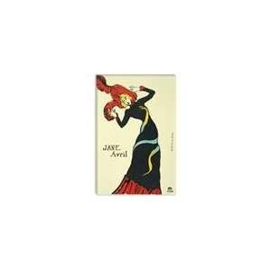  Jane Avril Vintage Poster by Henri Toulouse Lautrec Canvas 