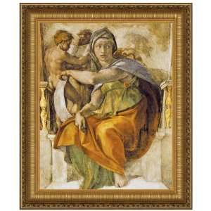  The Delphic Sibyl, 1509, Canvas Replica Painting Large 