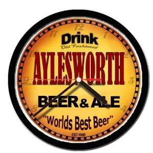  AYLESWORTH beer and ale wall clock 