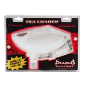 Diablo Backman LED TSA Paintball Loader  Clear  Sports 