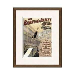  Barnum Bailey Desperados Terrible Leap Framed Giclee Print 