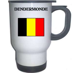  Belgium   DENDERMONDE White Stainless Steel Mug 