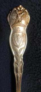  State Spoon. . Fine state Coat of Arms. Produced by Wm. Rogers 