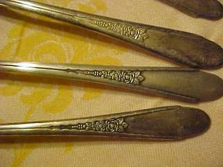 Wm Rogers & Sons Gardenia 1941 Silverplate Spoons  