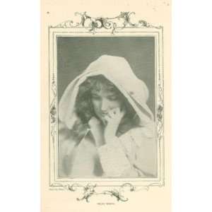  1898 Print Actress Helen Marvin 