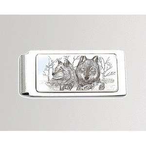   silver plated money clip   colored Barlow Designs