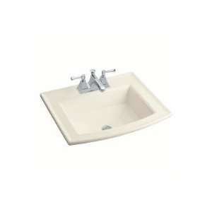  Kohler K 2356 4 Archer Self Rimming Lavatory, Almond