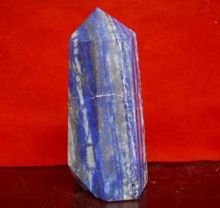   Lapis Lazuli & Pyrite crystal point Gem stone polished from Brazil