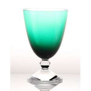  Baccarat Vega Water Glass Emerald 9 7/8 in Kitchen 