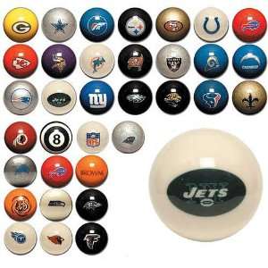  New York Jets NFL Billiard Balls