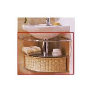   Novella Basket and Towel Bar for Corner Unit