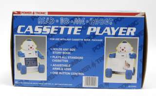   PowerTronic Read To Me Robot Cassette Player Mint Sealed Original Box