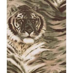 60 Wide Animal Design Print Burnout Fabric By the Yard  