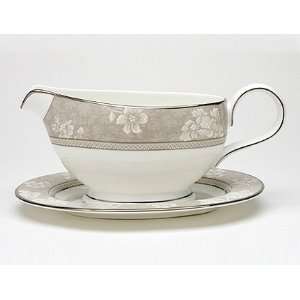 Rosella Taupe Gravy w/Tray (2 Piece) 