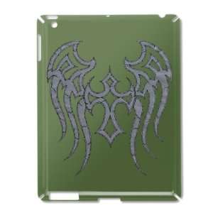  iPad 2 Case Green of Tribal Cross Wings 