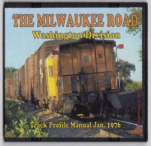 Milwaukee Road Washington Division Track Profile 1976CD  