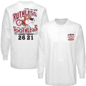   2009 Iron Bowl Ruthless Long Sleeve Score T shirt