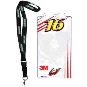  Greg Biffle NASCAR Credential Holder With Lanyard Sports 