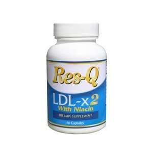  Res Q LDL   x 2 With Niacin ~ 1 60 Capsule Bottle by Res Q 
