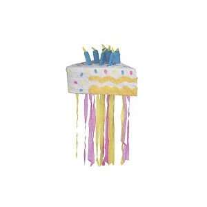  ShindigZ Birthday Cake Pinata with Pull String Kit Toys 