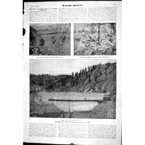 1903 Scientific American Great Goose Creek Dam Denver Water Supply 