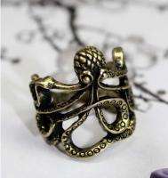 Brand New Fashion Antiqued Lucky Octopus Ring  