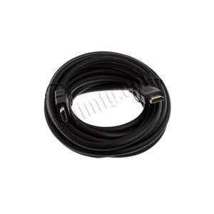  15ft 30AWG High Speed HDMI Cable with Ethernet   Black 