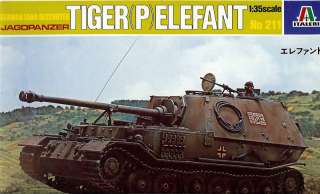   ITALERI JAGDPANZER TIGER (P) ELEFANT GERMAN TANK DESTROYER 135 SCALE
