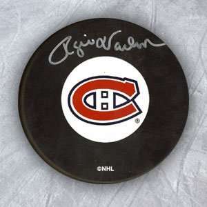 ROGIE VACHON Montreal Canadiens SIGNED Hockey PUCK  Sports 