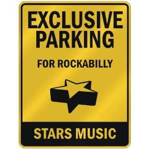   PARKING  FOR ROCKABILLY STARS  PARKING SIGN MUSIC