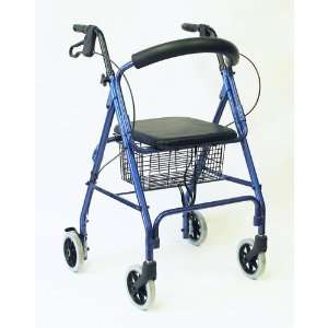  Karman Healthcare R 4600 BL 4 wheel Rollator Blue Health 
