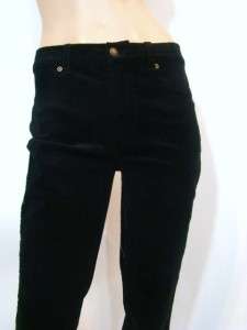 NEW Diane Gilman DG2 Black Fine Corduroy Boot Cut Jeans Style Pants 2 