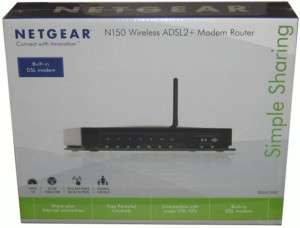 NETGEAR DGN1000 100NAS 802.11n 150Mbps Router w/DSL DGN  