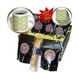   On A Moss Green Background   Coffee Gift Baskets   Coffee Gift Basket