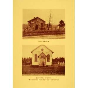  1947 Print Laxey Church Bloomfield Methodist Primitive 