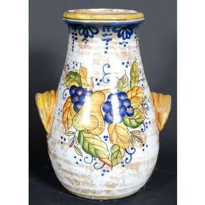  Italian Style Glazed Fruit Vas