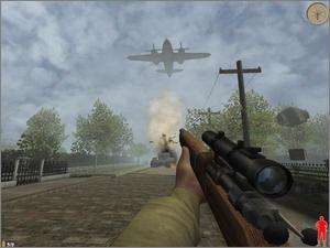 World War II Sniper PC CD long range gun shooter game  