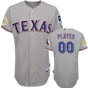 Texas Rangers Jersey Big & Tall Any Player Road Grey Authentic Cool 