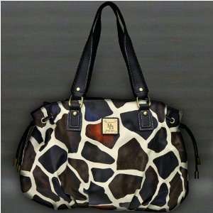  Gorgeous Giraffe Print Italian Designer Handbag 