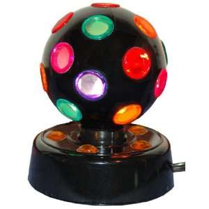    Brilliant Multi Colored Rotating Disco Ball 