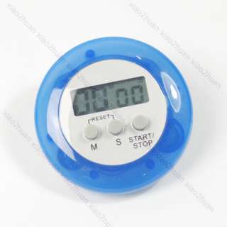 Blue Digital Kitchen Count Down Up LCD Timer Alarm New  